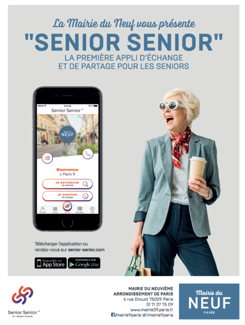 Paris 75009 - Appli senior