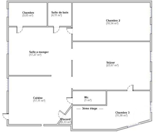 Appartement F5 à vendre - 5 pièces - 103.06 m2 - PARIS - 75009 - ILE-DE-FRANCE - Century 21 Quartier Des Théâtres