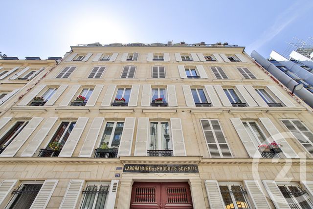 Appartement F2 à vendre - 2 pièces - 31.72 m2 - PARIS - 75009 - ILE-DE-FRANCE - Century 21 Quartier Des Théâtres
